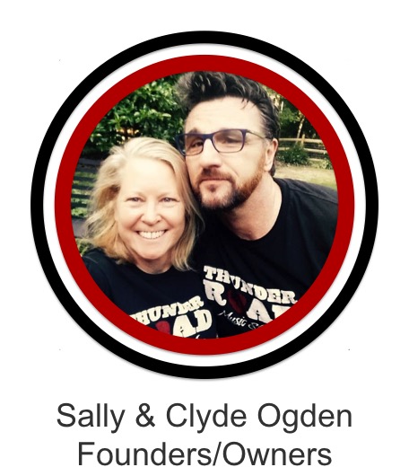 Thunder Road Music Studios owners, Sally and Clyde.